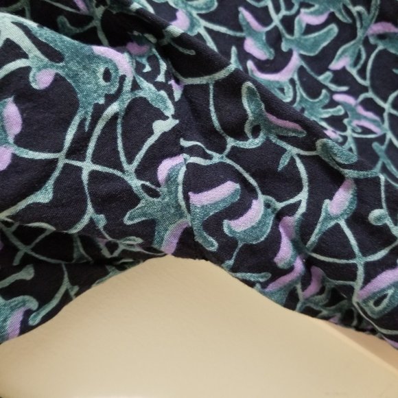 Passports Of Pier 1 Imports romper Small vine print playsuit jumpsuit VINTAGE - Picture 8 of 14